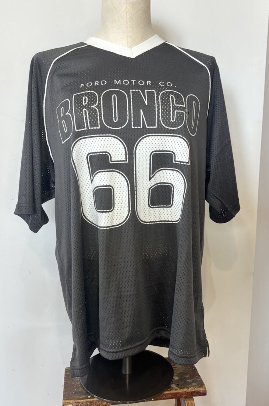 NWT American Eagle Bronco 66 men's charcoal sports Jersey- Size Medium Tall